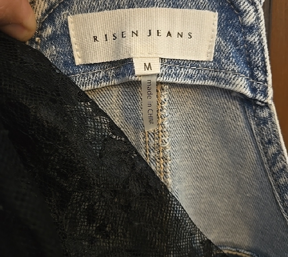 RISEN Denim Overalls NWOT - Picture 2 of 5